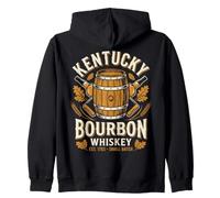 Bourbon Whiskey Drinker Tasting Distillery Bar Lover Men Felpa con Cappuccio