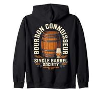 Bourbon Whiskey Drinker Tasting Distillery Bar Lover Men Felpa con Cappuccio
