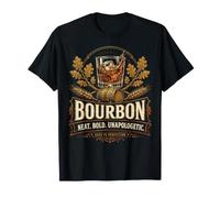 Bourbon Whiskey Drinker Tasting Distillery Bar Lover Men Maglietta