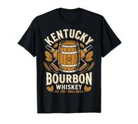 Bourbon Whiskey Drinker Tasting Distillery Bar Lover Men Maglietta