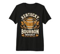 Bourbon Whiskey Drinker Tasting Distillery Bar Lover Men Maglietta Premium