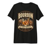 Bourbon Whiskey Drinker Tasting Distillery Bar Lover Men Maglietta Premium