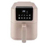 BOURGINI Friggitrice ad aria ceramica Pro, privo di PFAS, C6, PFHxA, PTFE, PFOA e BPA, 35% più compact, per casa senza tossici. (5 Litri - Beige)