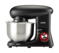 BOURGINI Kitchen Chef Plus IMPASTATRICE PLANETARIA, 1400 W, capacità ciotola 5,5 l, Nero