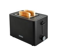 Bourgini Tostapane nero con fessure extra larghe per panini - tostapane per sandwich