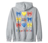 Bourgogne Franche Comté Coquette Bow Girls Felpa con Cappuccio
