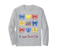 Bourgogne Franche Comté Coquette Bow Girls Maglia a Manica