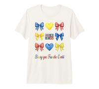 Bourgogne Franche Comté Coquette Bow Girls Maglietta Premium
