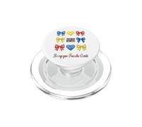 Bourgogne Franche Comté Coquette Bow Girls PopSockets PopGrip per MagSafe