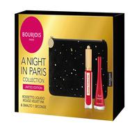 Bourjois A Night in Paris Rossetto + Smalto + Trousse Pochette Limited Edition Make Up Set
