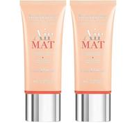 Bourjois - Air Mat Foundation - Fondotinta Liquido Opacizzante a Lunga Tenuta - 04 Rose Ivory - 2.4 g (Confezione da 2)