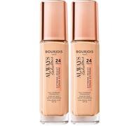 Bourjois Always Fabulous Fondotinta Coprente Liquido a Lunga Durata con SPF 20, 110 Vanille Clair (Confezione da 2)