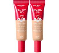 Bourjois BB Cream Healthy Mix, Crema Idratante Colorata Uniformante a Lunga Durata, con Vitamine C & E di Origine Naturale, Medium 004 (Confezione da 2)