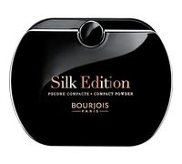 Bourjois Cipria Compatta Silk Edition con Specchietto e Spugnetta, Formula Opacizzante e Levigante, 53 Golden Beige