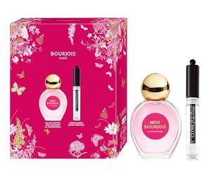 Bourjois, Cofanetto Regalo per Donna Eau de Parfum Mon Bourjois La Fantastique 50 ml + Lucidalabbra Gloss Fabuleux in Glow’bally Chic 01