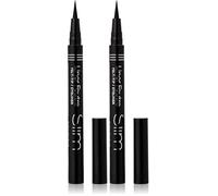 Bourjois Eyeliner Penna Liner Feutre, Eyeliner Liquido Punta in Feltro Ultra Precisa, 16 Noir Slim (Confezione da 2)