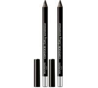 Bourjois Paris Contour Clubbing Matita Occhi Waterproof, Texture Scorrevole e Morbida, Formula con Oli di Jojoba, No. 54 Ultra Black, 1.2g (Confezione da 2)