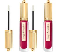 Bourjois Rouge Velvet Ink, Rossetto Opaco Liquido a Lunga Durata, 10 Re(d) belle, 3.5ml (Confezione da 2)