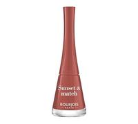 Bourjois Smalto Unghie 1 Seconde, ad Asciugatura Rapida, Effetto Manicure Professionale a Lunga Durata, 9 ml, Sunset Match