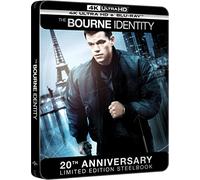 BOURNE IDENTITY, 20th Ann. Steelbook (4K Ultra HD + Blu-Ray)