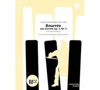 Bourrée aus Sonate op. 1, Nr. 5: Vereinfache Klavierbegleitung
