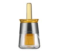 Bouteille Distributrice D'huile, Distributeur D'huile Avec Brosse Distributeur De Vinaigre Visible Avec Brosse - Récipient À salsa di soia 2 En 1 Pour La Préparation De Salades, La Cuisson, La Cuisson