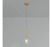 Boutique Decorat Light Kitchen Island Crystal Glass Ceiling Hanging Lights Brass Cluster Lamp Minimalist Long Line Pendant Chandelier for Bedroom Living Room Dining Ro