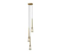 Boutique Decorat Light Kitchen Island Crystal Glass Ceiling Hanging Lights Brass Cluster Lamp Minimalist Long Line Pendant Chandelier for Bedroom Living Room Dining Ro