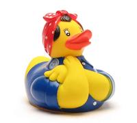 Boutique Duck - Canard de bain - Canard de bain - Rosie the Riveter : 11 cm L