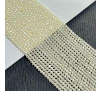 Boutique Zircone sfaccettato Zirconi sciolti Beads Small Beads DIY Jewelry Accessories Faceted Beads Semi-Finished Products - L-4 Meek Yellow - 2 mm Faceted Zircone (About 170 Pezzi) Strips