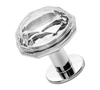 Bouton de strass - Élégant poussoir pour, accessoire décoratif pour salle de bain sans clous | Bouton de en pour la maison, l'hôtel, la rénovation de sal