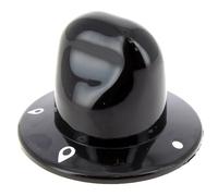 Bouton feux gaz noir tables 60 Whirlpool C00039882