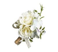 Boutonniere Bianca Per Uomo Bottoniera Realistica Per Testimoni Sposo
