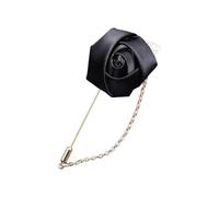 Boutonniere Classico Fiori di Rosa Spilla per Cerimonia Matrimonio Sposo Fiore di Seta Per Occasioni Speciali Travestimento Testimoni di Sposo Boutonniere, Taglia unica, come descritto