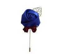 Boutonniere for uomo fatto a mano sposo corsage seta rosa fiore forniture for matrimonio festival ballo festa decorazione per matrimoni(10)