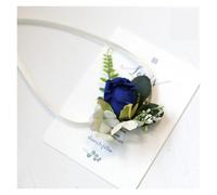 Boutonnieres Fiori Rose artificiali Seta Avorio Corsage Occhiello Groomsmen Boutonniere for uomo Accessori for matrimonio per matrimoni(Style D)