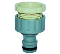 Boutt 2174643 AQADF20+AQ2015 - Raccordo per rubinetto automatico, in plastica, femmina 20 x 27, con riduzione 15 x 21