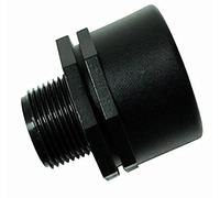 Boutt 2176449 210FP - Nipplo di riduzione in polipropilene, femmina 26 x 34 maschio 20 x 27, colore: Nero