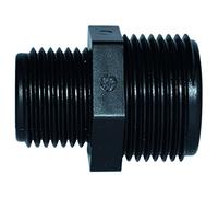 Boutt 2176623 21MPP - Nipplo di riduzione in polipropilene, maschio 26 x 34-20 x 27, colore: Nero