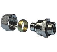Boutt 3177780 MCM1612 - Raccordo maschio in ottone 12 x 17 per tubo multistrato 16