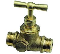 Boutté 2141393 DMP20 - Rubinetto d'arresto a spurgo, maschio, 20 x 27, Oro (Or)