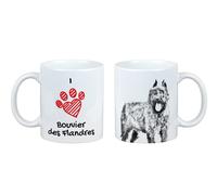 Bouvier des Flandres tazza con cane Ti amo Art-Dog