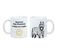 Bouvier des Flandres tazza con il cane Mi rende felice Art-Dog