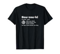 Bouzouki Hellas Liuto Rembetiko Lessico Definizione Maglietta