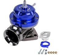 BOV Turbo - Kit valvola di sfiato con struttura in lega di alluminio per valvola di scarico tipo RS per migliorare la protezione del turbocompressore e la risposta del motore (blu)
