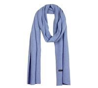 Bovari sciarpa 100% cashmere - donna/uomo - sciarpa accogliente in maglia di cashmere - alta qualità - misura 32 cm x 180 cm (blu chiaro)