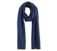 Bovari Sciarpa in 100% cashmere, da donna e da uomo, in maglia di alta qualità, morbida e calda, Blu/Blu scuro, L
