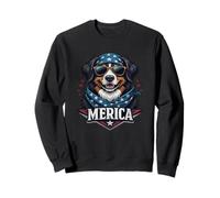 Bovaro bernese d'epoca 4 luglio Merica Felpa