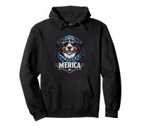 Bovaro bernese d'epoca 4 luglio Merica Felpa con Cappuccio