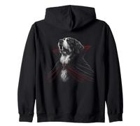 Bovaro del Bernese Amante Halloween Spettrale Gotico Vampiro Felpa con Cappuccio